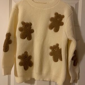 “Nuo man fu shi” Brand Teddy Bear Sweater- Women’s M